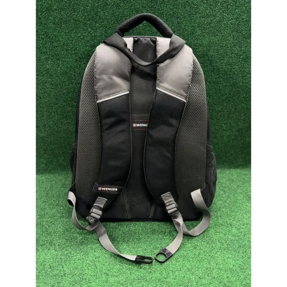 WENGER PILLAR BLACK LARGE BACKPACK WITH TECH PROTECTION